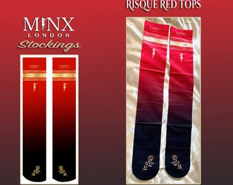 Calcetines de mujer / Calcetines hasta la rodilla / Calcetines altos para los muslos / Medias rojas / Medias sobre la rodilla / Medias altas para la rodilla / Medias sexys / Calcetines rojos