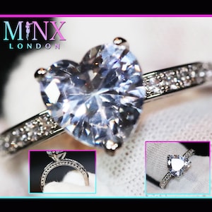 Heart Ring | Heart Shaped Ring | Heart Shape Ring | Diamond Heart Ring | Heart Ring with Diamonds | Engagement Ring | Ring for girlfriend