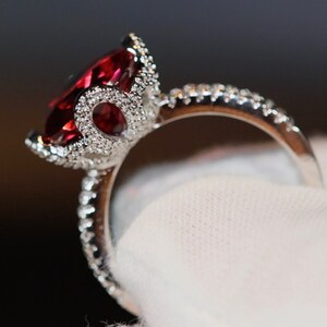 Red Diamond Ring