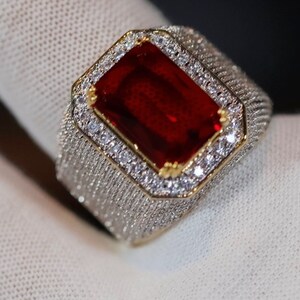 Mens Ruby Ring