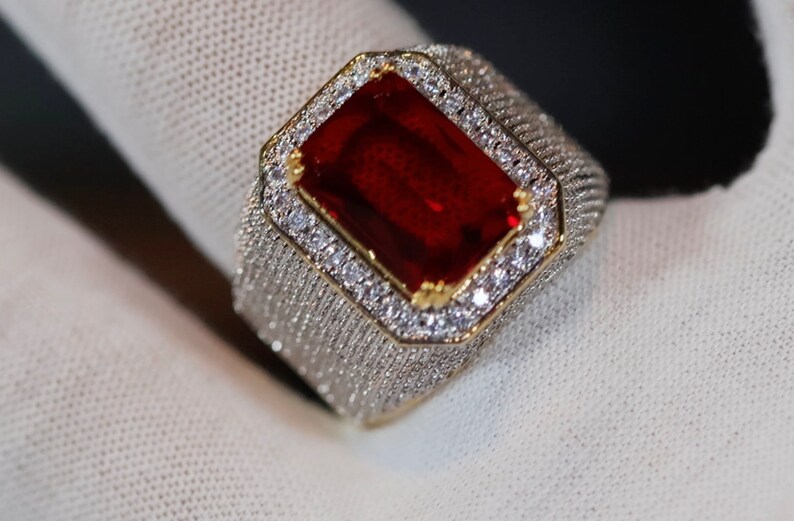 Mens Ruby Ring