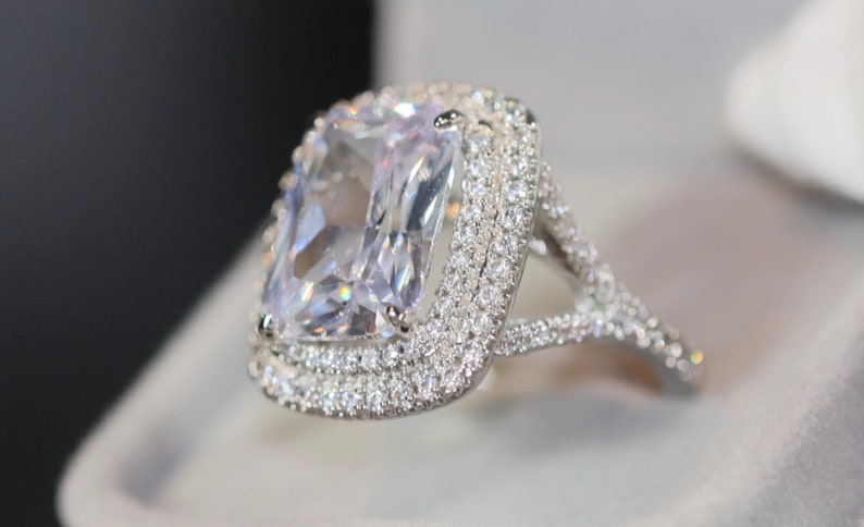 Big Carat Engagement Ring | Womens Big Diamond Ring | Womens Engagement ...