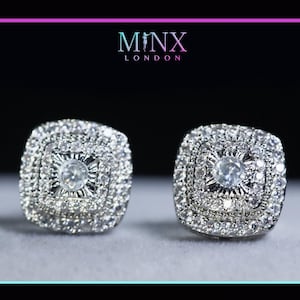 Iced Out Ear Studs | Diamond Earrings | Womens Earrings | Diamond Ear Studs | Womens Stud Earrings | Mens Diamond Ear Studs | Mens Earrings