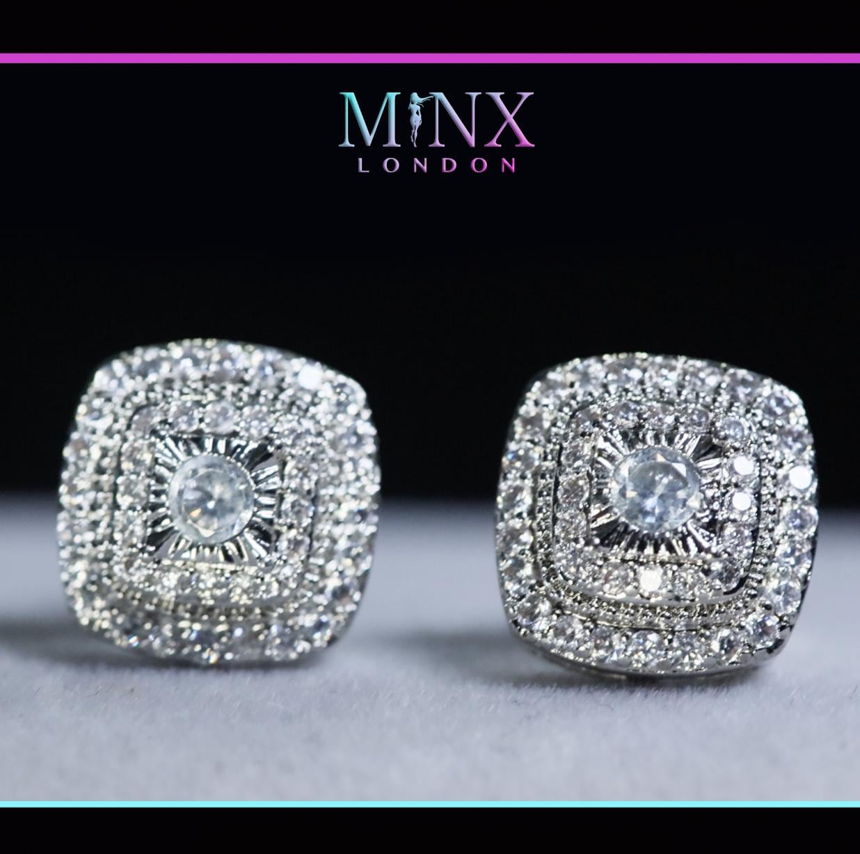 Gefrorene Ohrstecker | Diamant Ohrringe | Damen Ohrringe | Diamant Ohrstecker | Damen Ohrstecker | Herren Diamant Ohrstecker | Herren Ohrringe