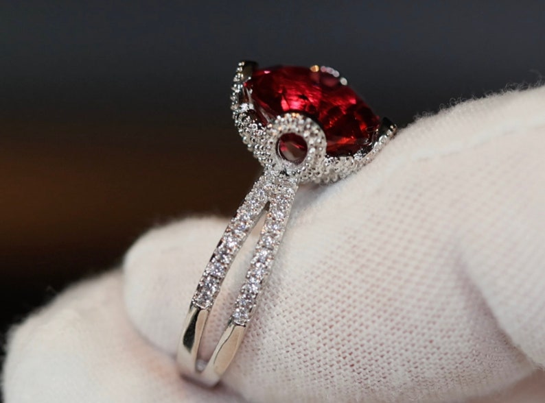 Red Diamond Ring