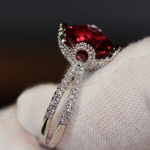 Red Diamond Ring