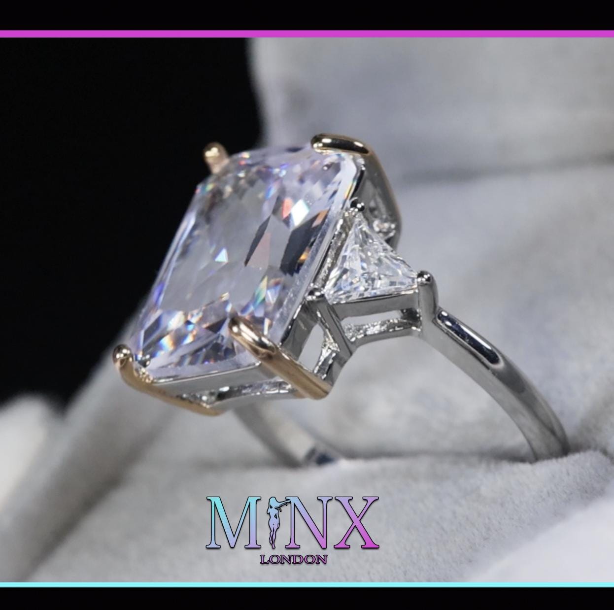 Radiant Cut Diamond Ring | Womens Engagement Ring | Engagement Rings | Womens Rings | Women's Engagement Ring | Womens Big Carat Ring