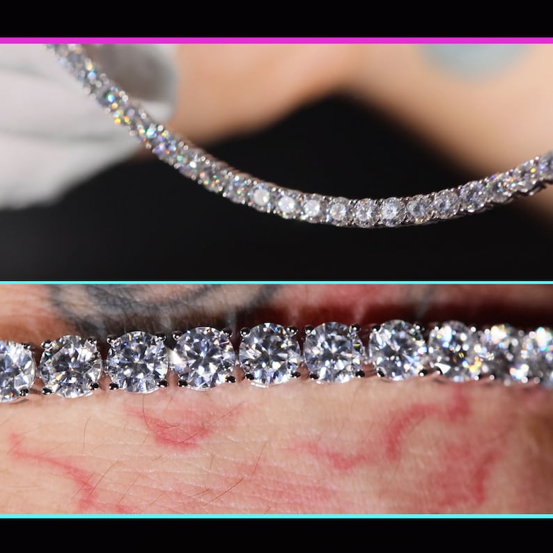 Moissanite Tennis Bracelet