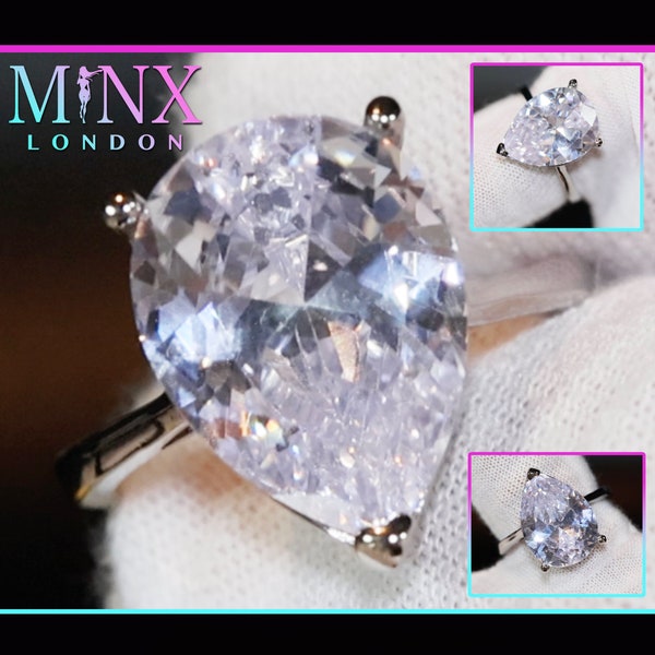 Womens Pear Cut Diamond Ring | Engagement Ring Diamond | Engagement Rings UK | Pear Shaped Engagement Ring | Engagement Rings | Promise Ring