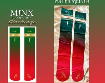 Calcetines de mujer / Calcetines hasta la rodilla / Calcetines altos para el muslo / Medias rojas / Medias sobre la rodilla / Medias altas para la rodilla / Medias sexys / Calcetines verdes