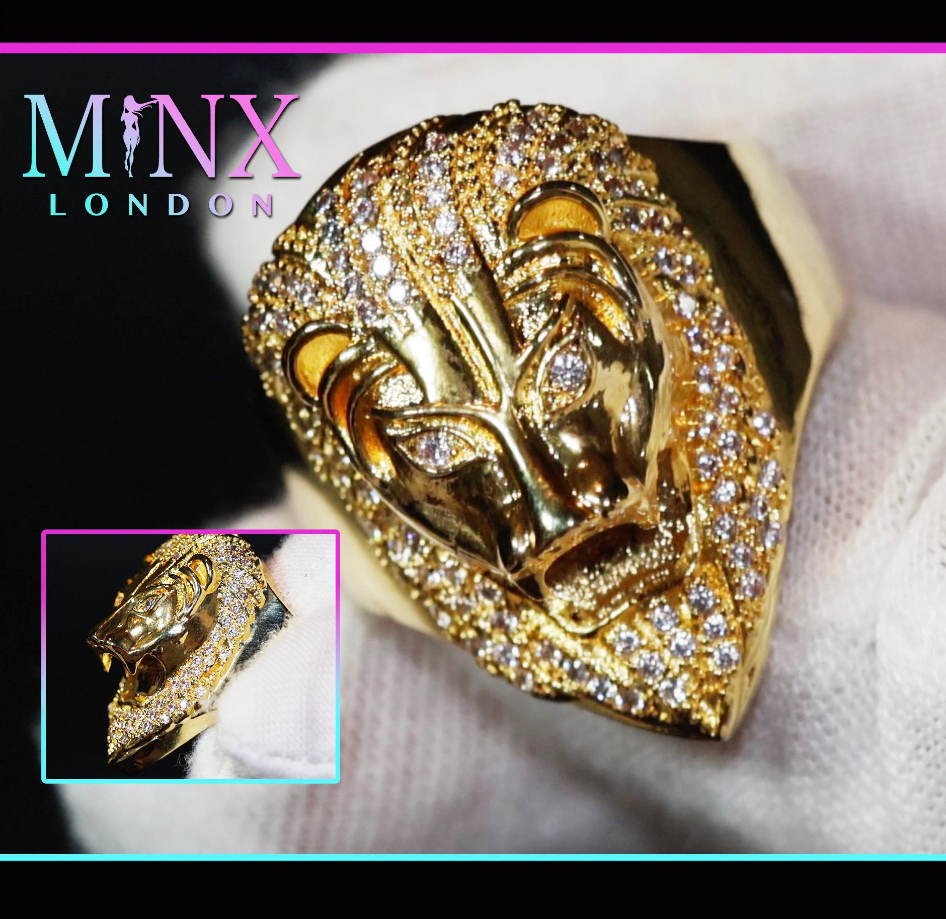 Men's Gold Color Lion Ring Unique Royal King Animal Ring For Men Stainless  Steel Vintage Retro Rng For Women Wholesale Us Size - Rings - AliExpress