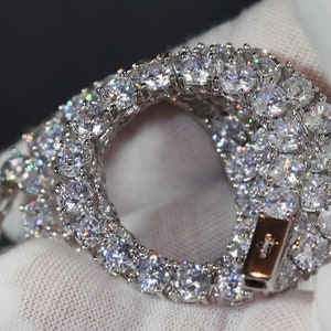 Silver Diamond Tennis Chain