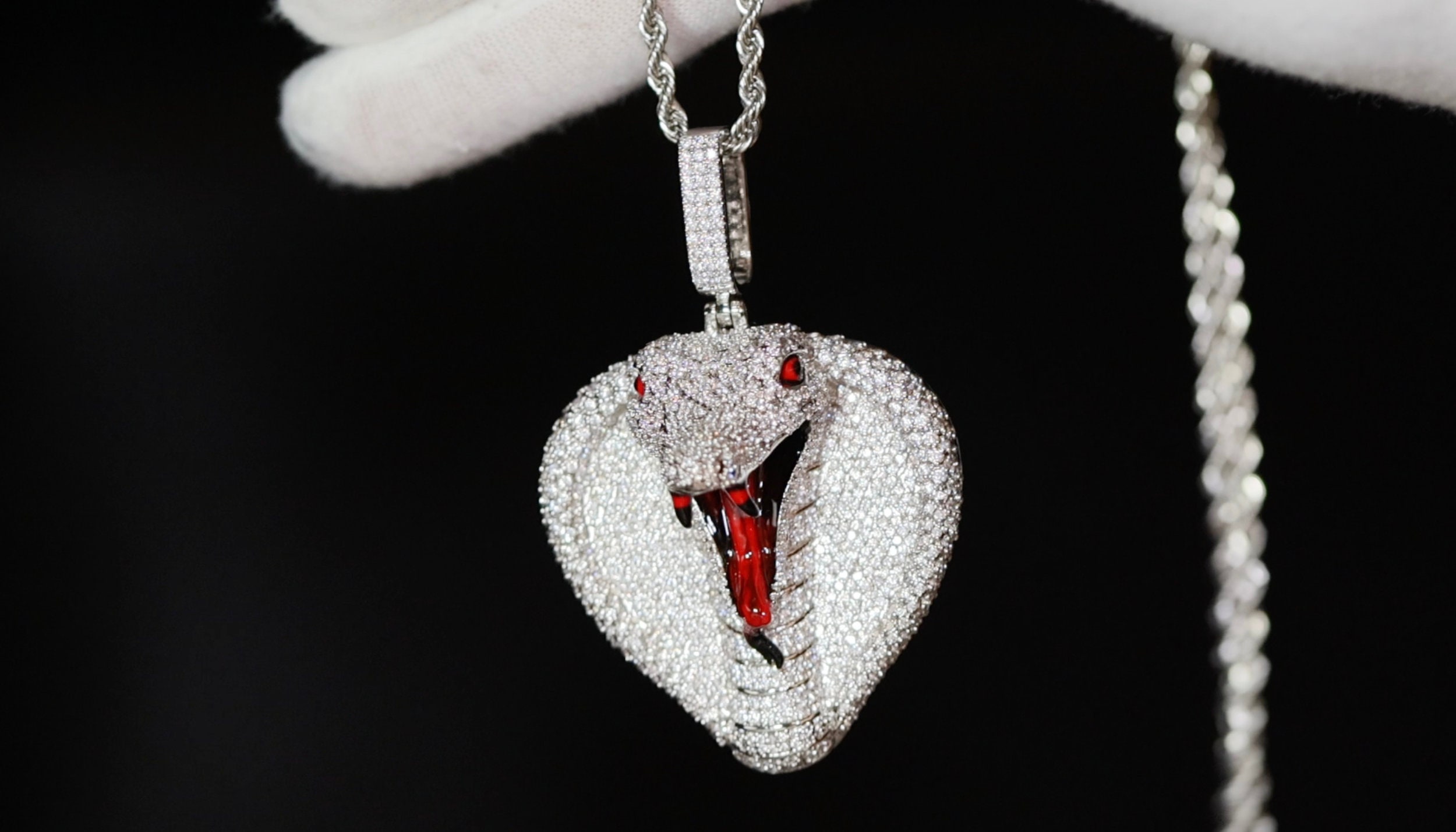 Snake Pendant | Hip Hop Pendant | Iced Out Pendant | Diamond