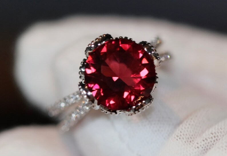 Red Diamond Ring