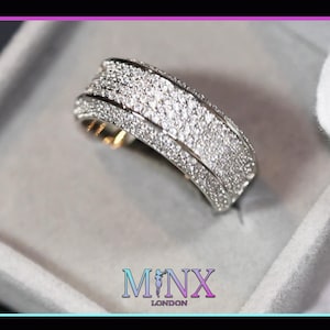 Herrring i silver med diamanter | Herrring | Damring | Herrlöftesring | Iced-ring | Herrförlovningsring | Herrvigselring