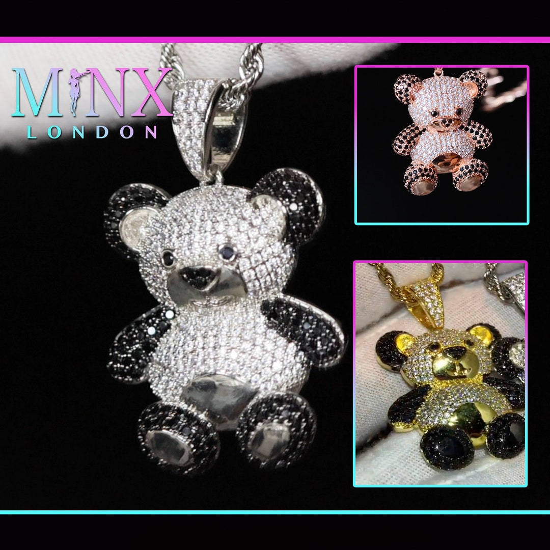 Ciondolo Ghiacciato / Ciondolo Hip Hop Con Diamanti / Ciondolo "Lealtà Sulla Regalità" / Ciondolo Hip Hop In Oro / Ciondolo Con Diamanti Grandi / Ciondolo Hip Hop Grande - Italia - Foto 2