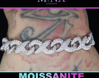 モアッサナイト インフィニティ リンク ブレスレット | モアッサナイト