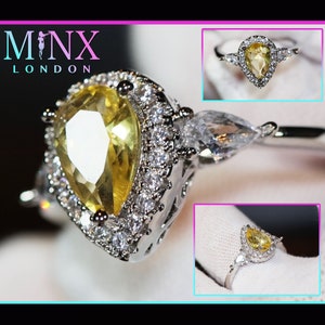 Fake Yellow Diamond Etsy UK