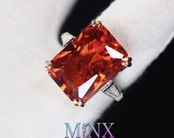 大きな赤いダイヤモンド リング | レディース 赤いダイヤモンド リング | 赤いクラッシュ ダイヤモンド リング | レディース 大きな赤いダイヤモンド リング | 赤い輝きのダイヤモンド リング