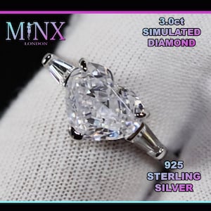 Diamond Heart Ring | Heart Diamond Ring | 3.00 CT Wedding Ring | Crushed Diamond Heart Ring | Heart Ring | Heart Engagement Ring