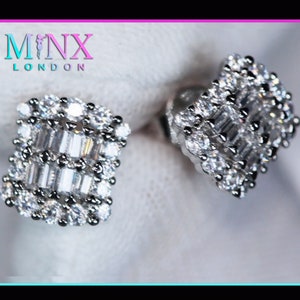 Iced Out Earrings | Diamond Earrings | Womens Earrings | Womens Diamond Ear Studs | Womens Stud Earrings | Mens Diamond Ear Studs