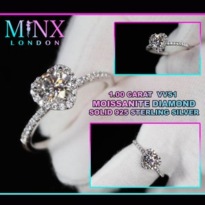 Moissanite Diamond Heart Ring | Womens Engagement Ring | Womens Wedding Ring | Moissanite Ring | Moissanite Diamond Engagement Rings