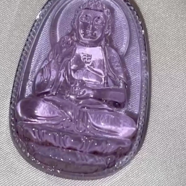 Jade Halskette | Rosa Jade Halskette | Buddha Anhänger | Buddha Halskette | Perlenkette | Buddhismus Halskette | Rosa Jade Anhänger Charm