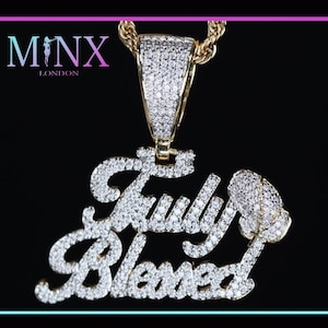 Pingente Iced Out | Pingente Hip Hop Diamond | Pingente Truly Blessed | Pingente Gold Hip Hop | Pingente Gold Diamond | Jóias Hip Hop