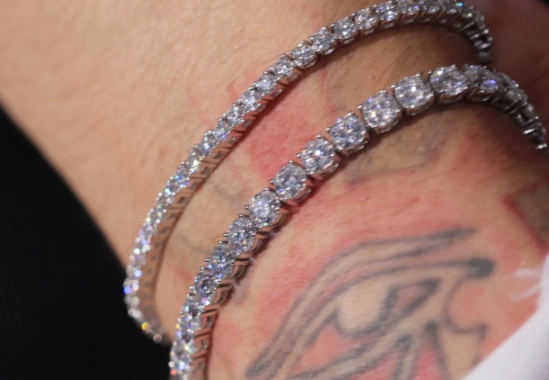 Moissanite Diamond Tennis Bracelet
