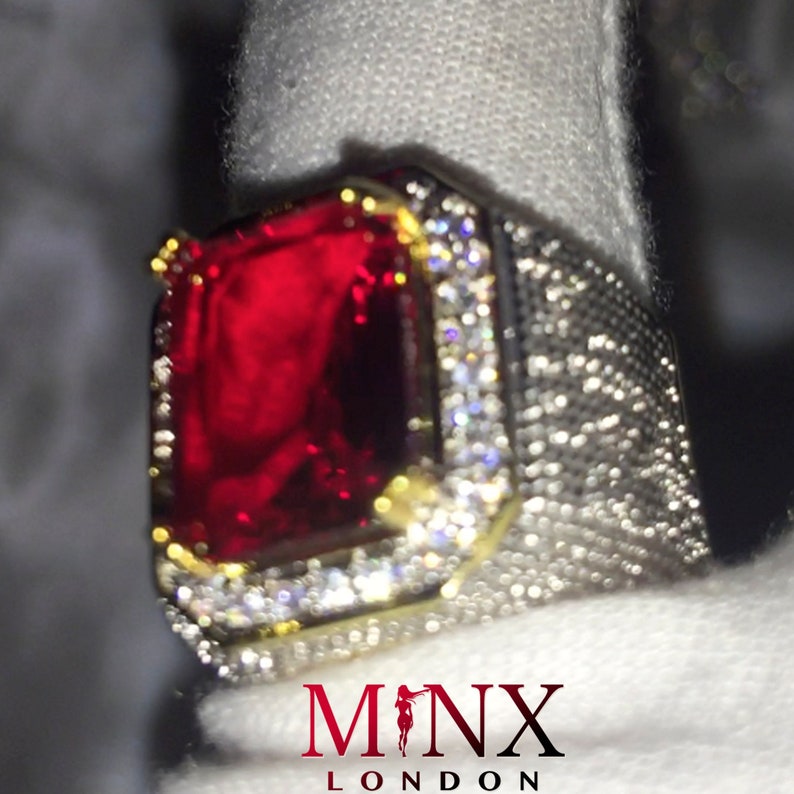 Mens Big Diamond Ring