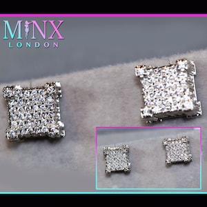 Iced Out Earrings | Diamond Earrings | Womens Earrings | Diamond Ear Studs | Womens Stud Earrings | Mens Diamond Ear Studs |  Mens Earrings
