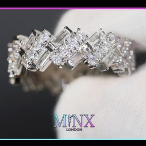 Diamond Eternity Ring | Mens Baguette Eternity Ring | Womens Diamond Eternity Ring | Mens Wedding Band | Womens Wedding Band