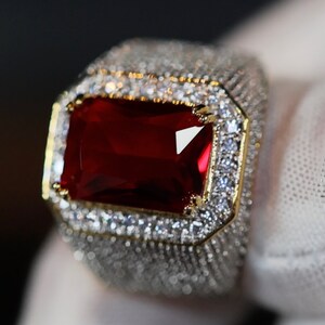 Mens Ruby Ring