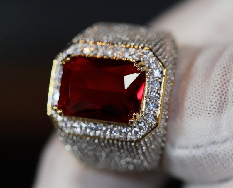 Mens Ruby Ring