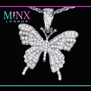 Diamond Butterfly Pendant | Butterfly Pendant | Butterfly Necklace | Butterfly Necklace with Diamonds