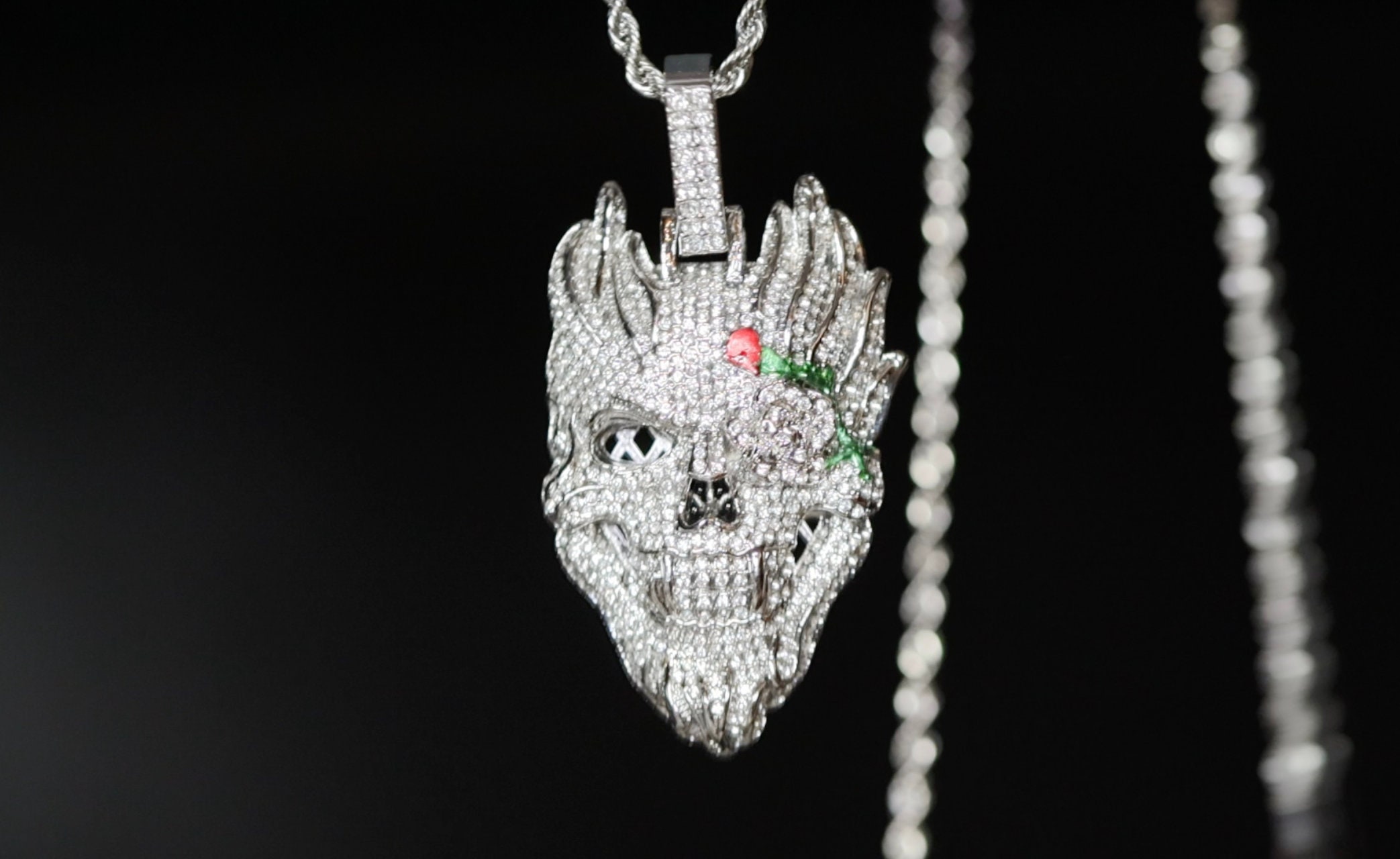 INS Offre Spéciale Hip Hop pendentif Tête de Loup tendance Pour Hommes Bijoux De Mode Pendentifs Plein Zircon Colliers INS Offre Spéciale Hip Hop pendentif Tête de Loup tendance Pour Hommes Bijoux De Mode Pendentifs Plein Zircon Colliers