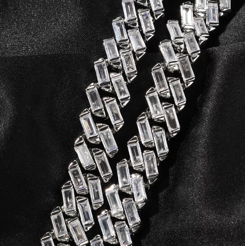 Iced Out Chain Iced Out Necklace Iced Out Jewelry Mens Etsy