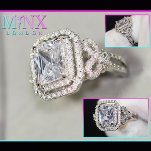 Ribbon Ring | Charm Rings | Diamond Ribbon Ring | Knot Ring | Diamond Bow Ring | Diamond Charm Ring | Bow Ring | Silver Ring | Women Ring