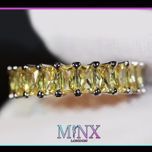 Yellow Diamond Eternity Ring | Yellow Diamond Ring | Yellow Diamond Engagement Rings | Yellow Diamond Eternity Band | Eternity Ring