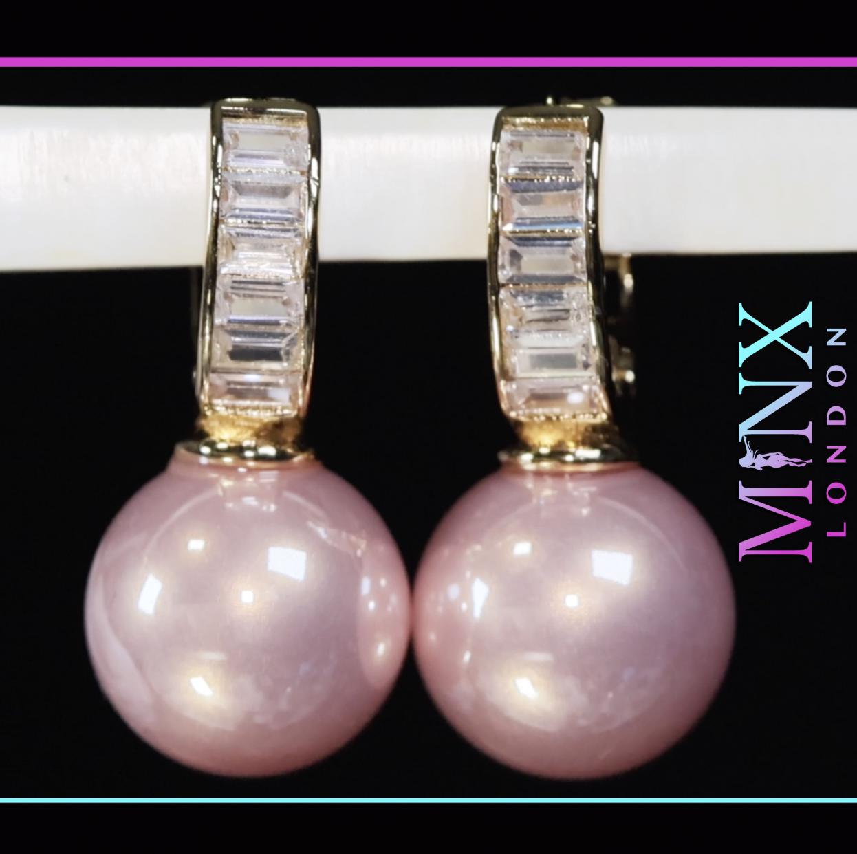 Amour Silver Pearl & Multi-Gemstone Diamond Earrings – Tanzanite, Amethyst, Freshwater Cultured Pearl – Sterling Silver 925 Studs