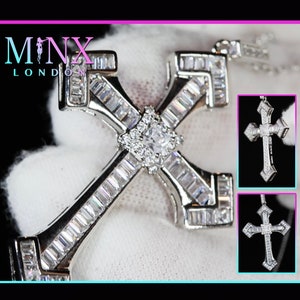 Cross Necklace | Cross Necklace Women | Cross Necklace for Men | Iced Out Chain | Cross Chains | Cross Pendant | Diamond Cross Chain | Chain