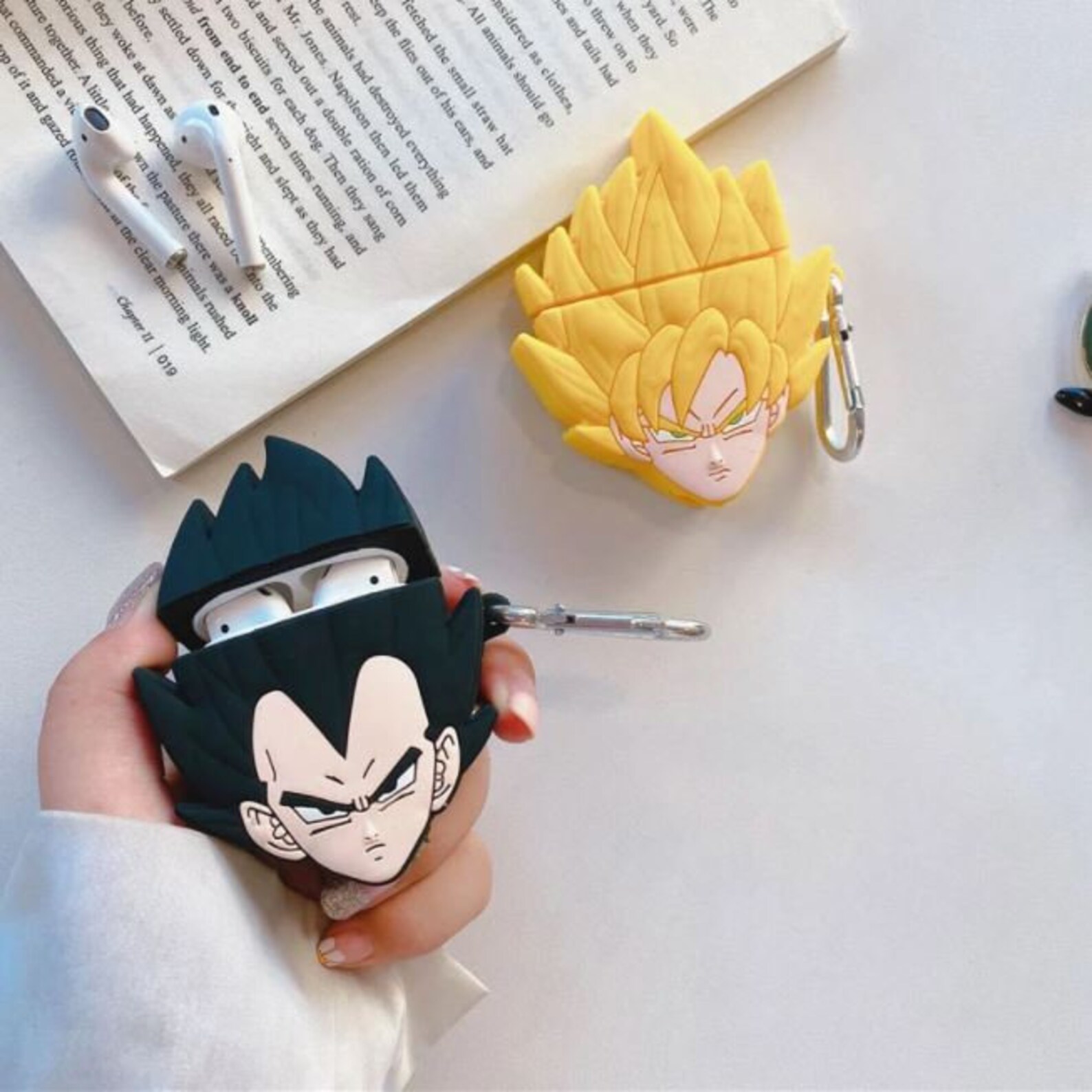 Dragon Ball Airpods Case Dragon Ball Saiyan Goku Vegeta 3D Etsy