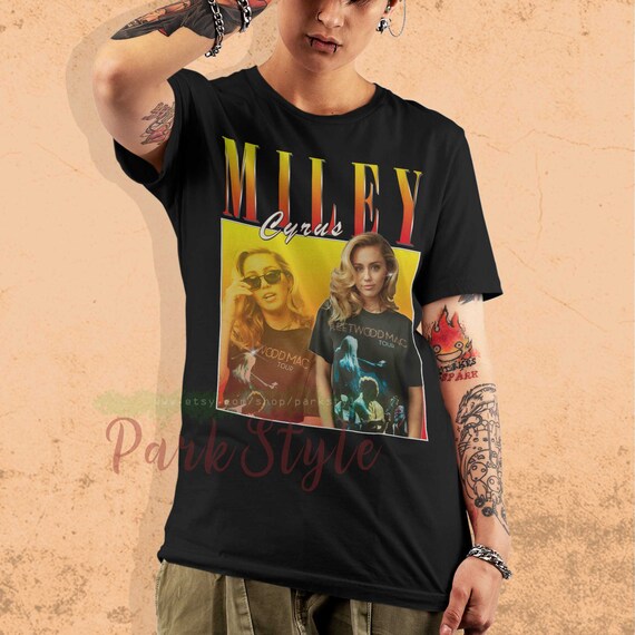 miley cyrus t shirt etsy