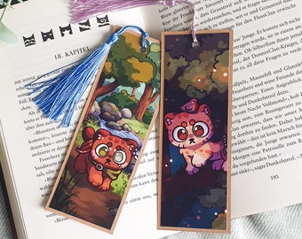 cute bookmark, cat bookmark, book accessory, fantasy bookmark