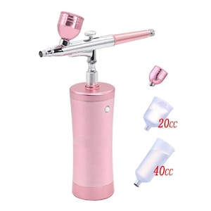 Wireless Airbrush Compressor and Airbrush Gun Rechargeable Dual