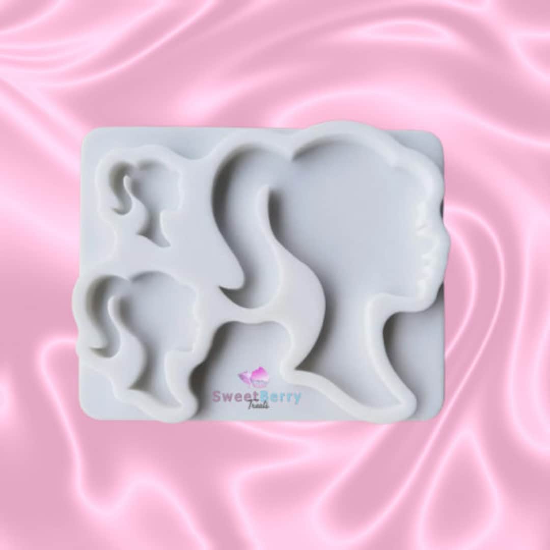 Doll Head Barbie Silicone Mold cake Mold, Resin, Wax, Chocolate Mold - Etsy