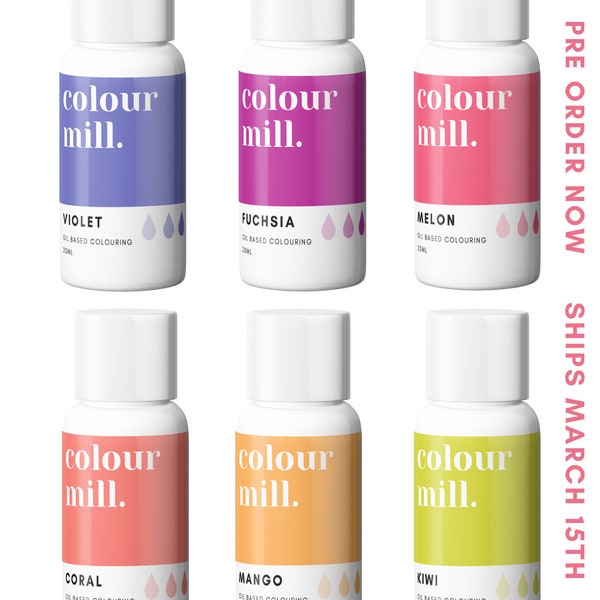 Colour mill Tropical Range 6 pack