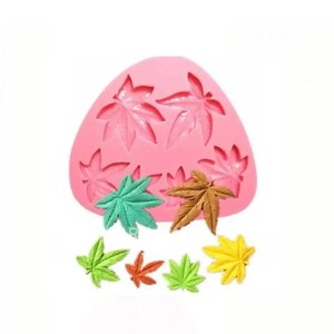 Leaf Silicone Mold sugar craft fondant tools cake decorating soap mould baking tool