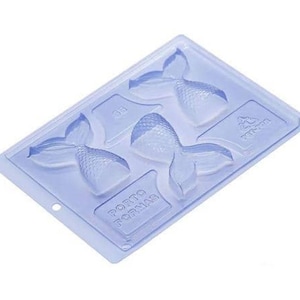Large 3 part mold Mermaid Tail Chocolate Mold 3 pc mold