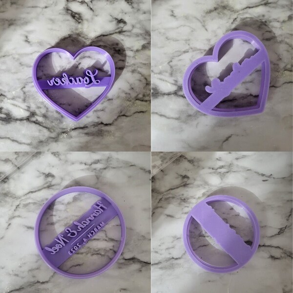 Custom Cookie Cutters - Stamps, Imprint Cutters